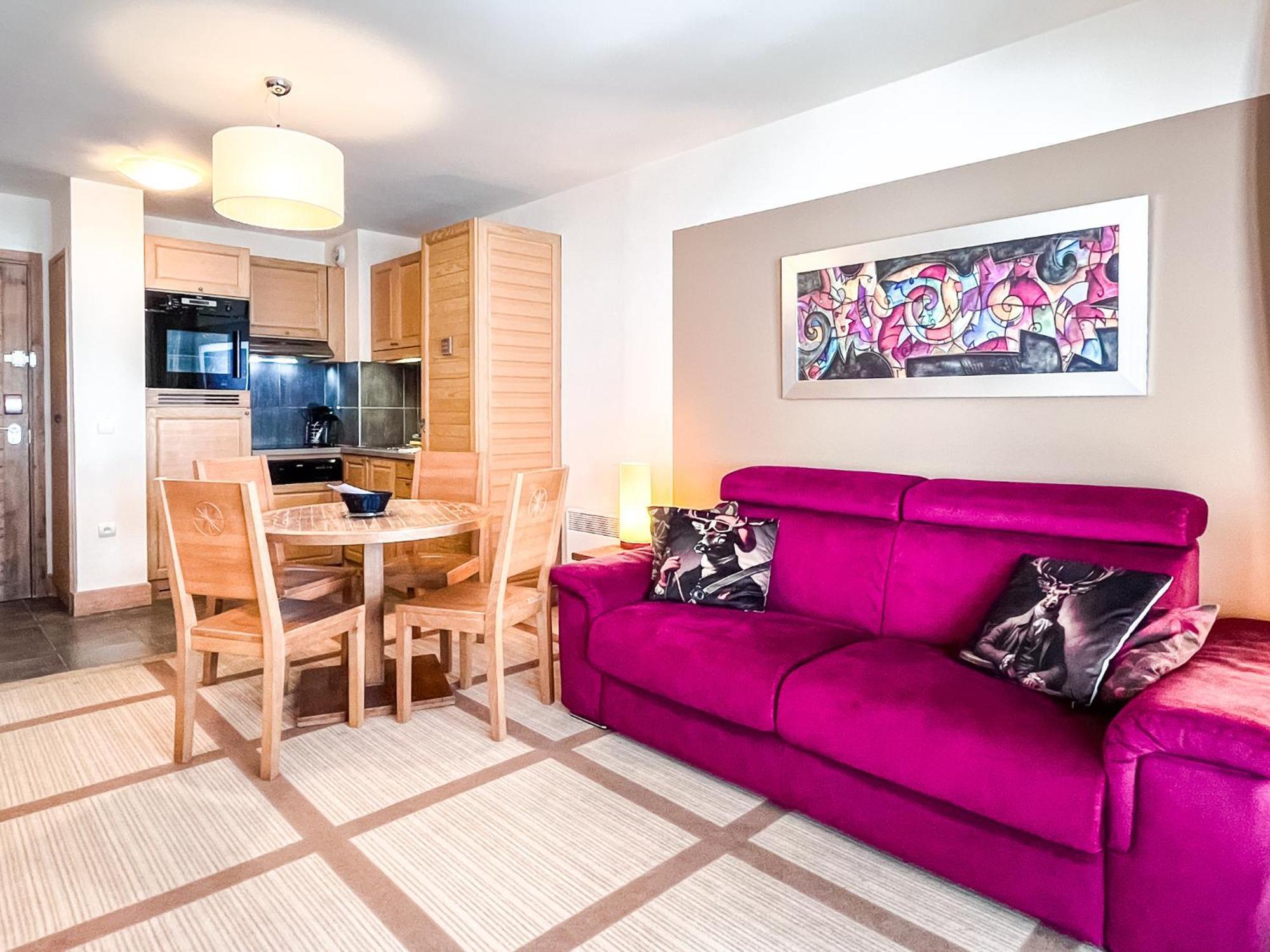 Large One-Bedroom Apartment, Wheelchair Adapted, Les Terrasses D'Eos Flaine Zewnętrze zdjęcie