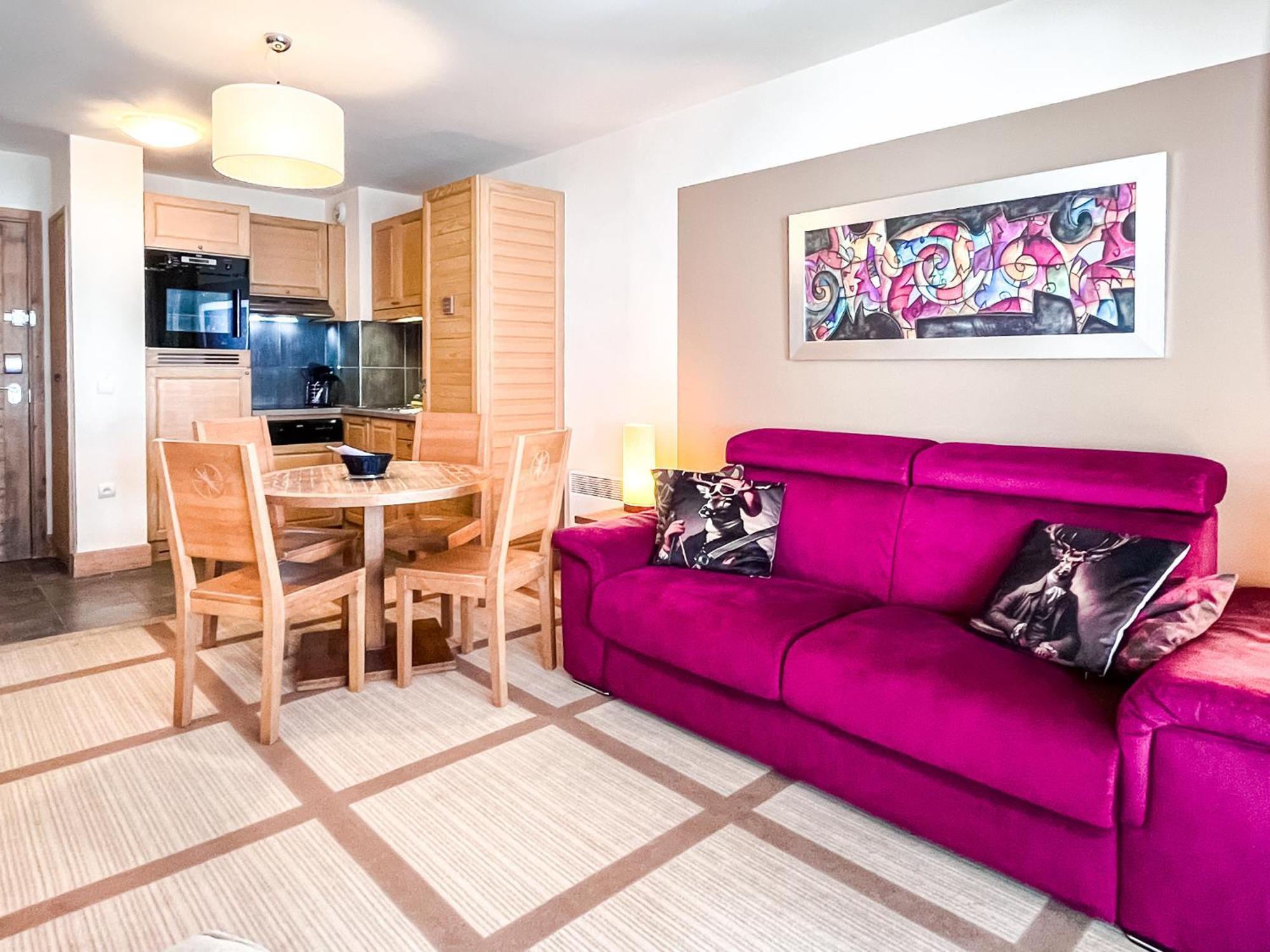 Large One-Bedroom Apartment, Wheelchair Adapted, Les Terrasses D'Eos Flaine Zewnętrze zdjęcie
